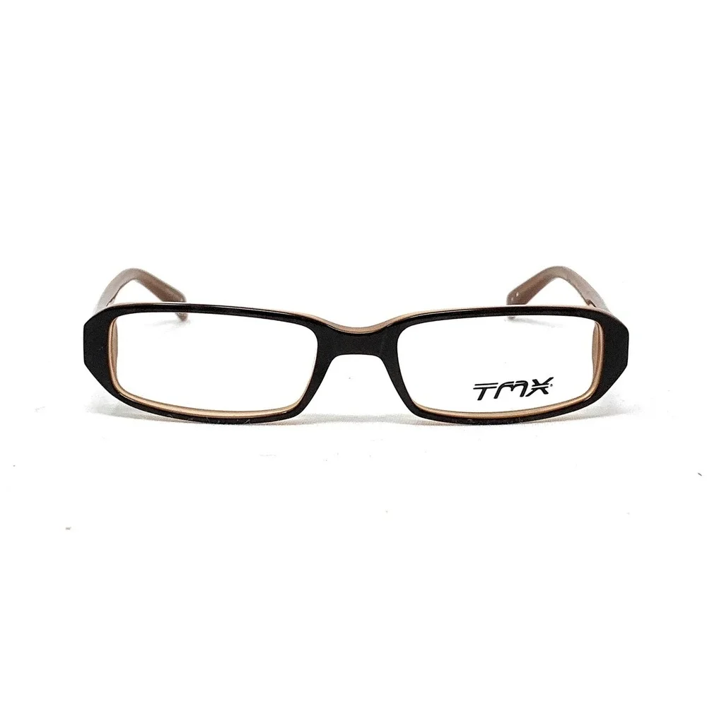 Authentic‎ TIMEX TMX RXable Eyeglasses Frames Compression Brown Petite Fit 47mm